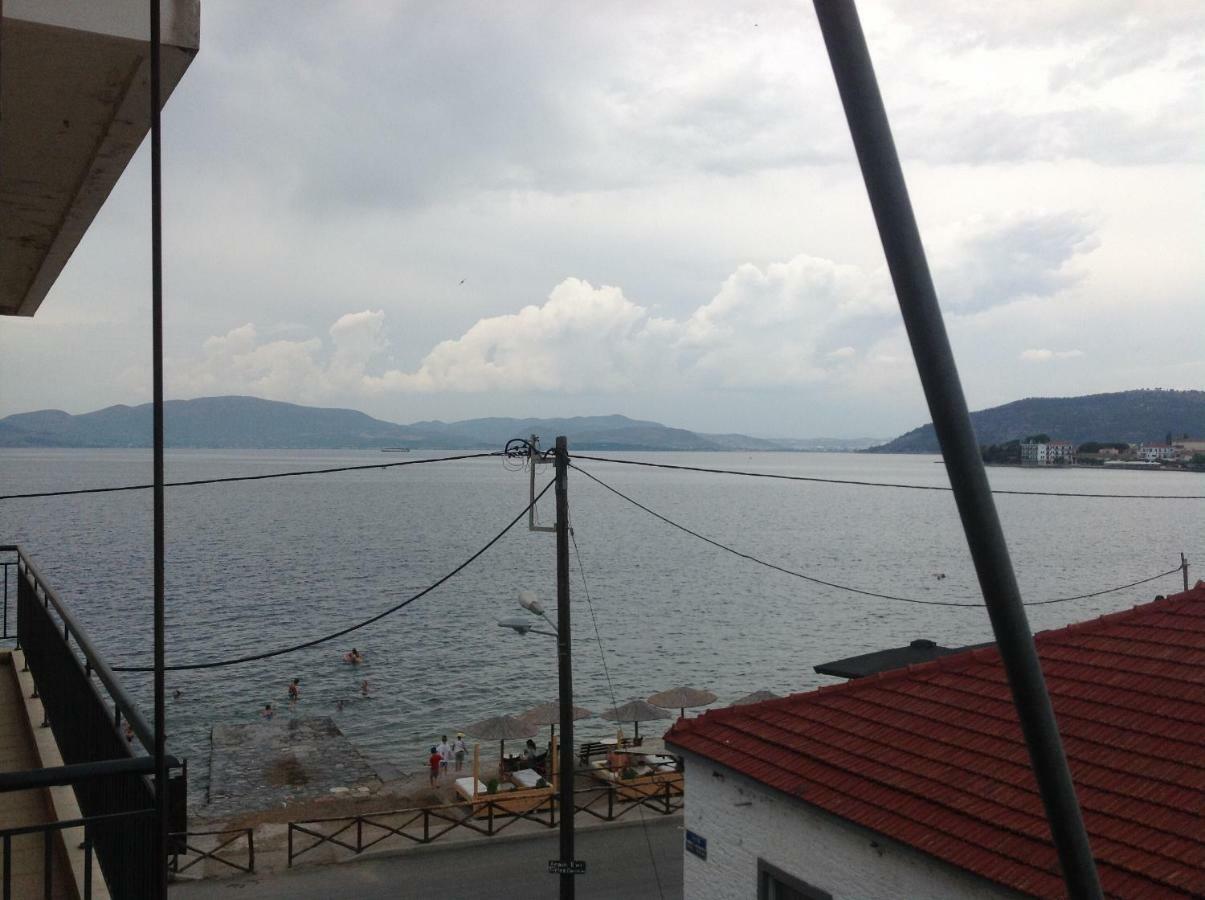 Filippos-Spectacular Area,,,,Panoramic,-Sea- View- Apartments-42M, Just Call On The Photo Number, For Price,Vacancy Etc,,-Next To Vallis Hotel,, 15Meters From Seaside!!! Agria Dış mekan fotoğraf